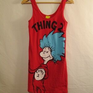 Mighty Fine Red Thing 2 Cotton Dress